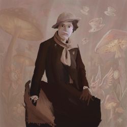 Woman in hat